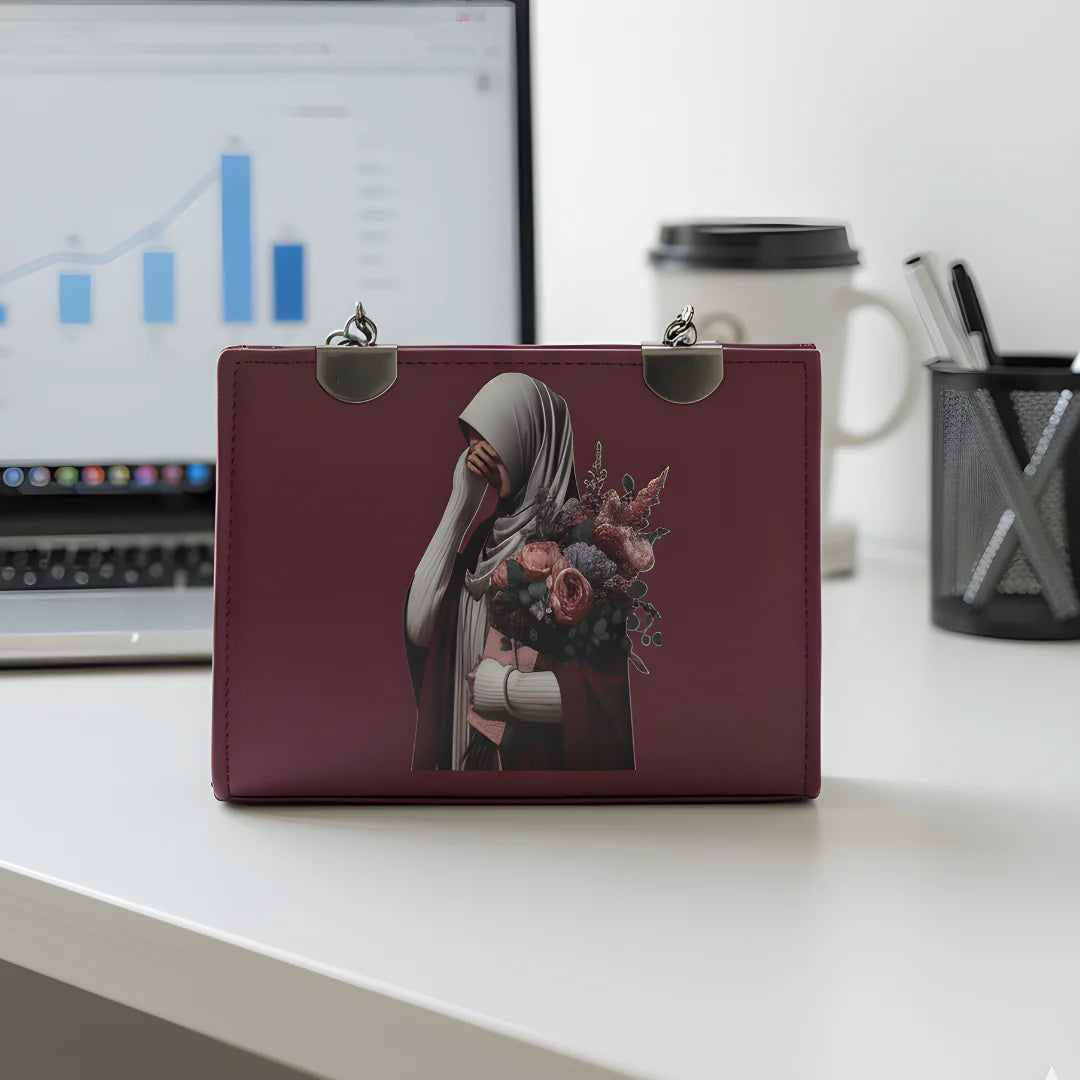 HANDLE HIJABI HAND BAG FOR WOMEN BY CURVY WARE