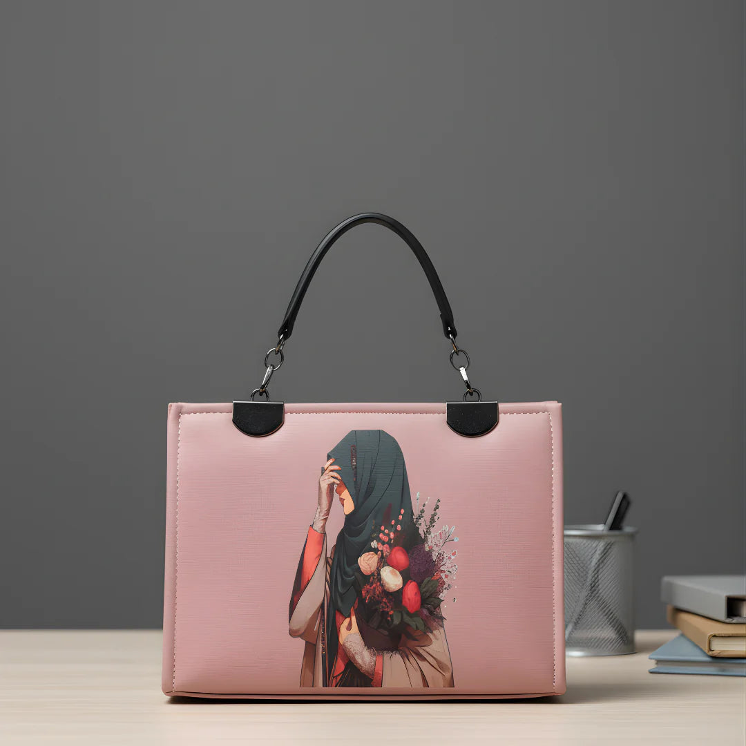 HANDLE HIJABI HAND BAG FOR WOMEN BY CURVY WARE
