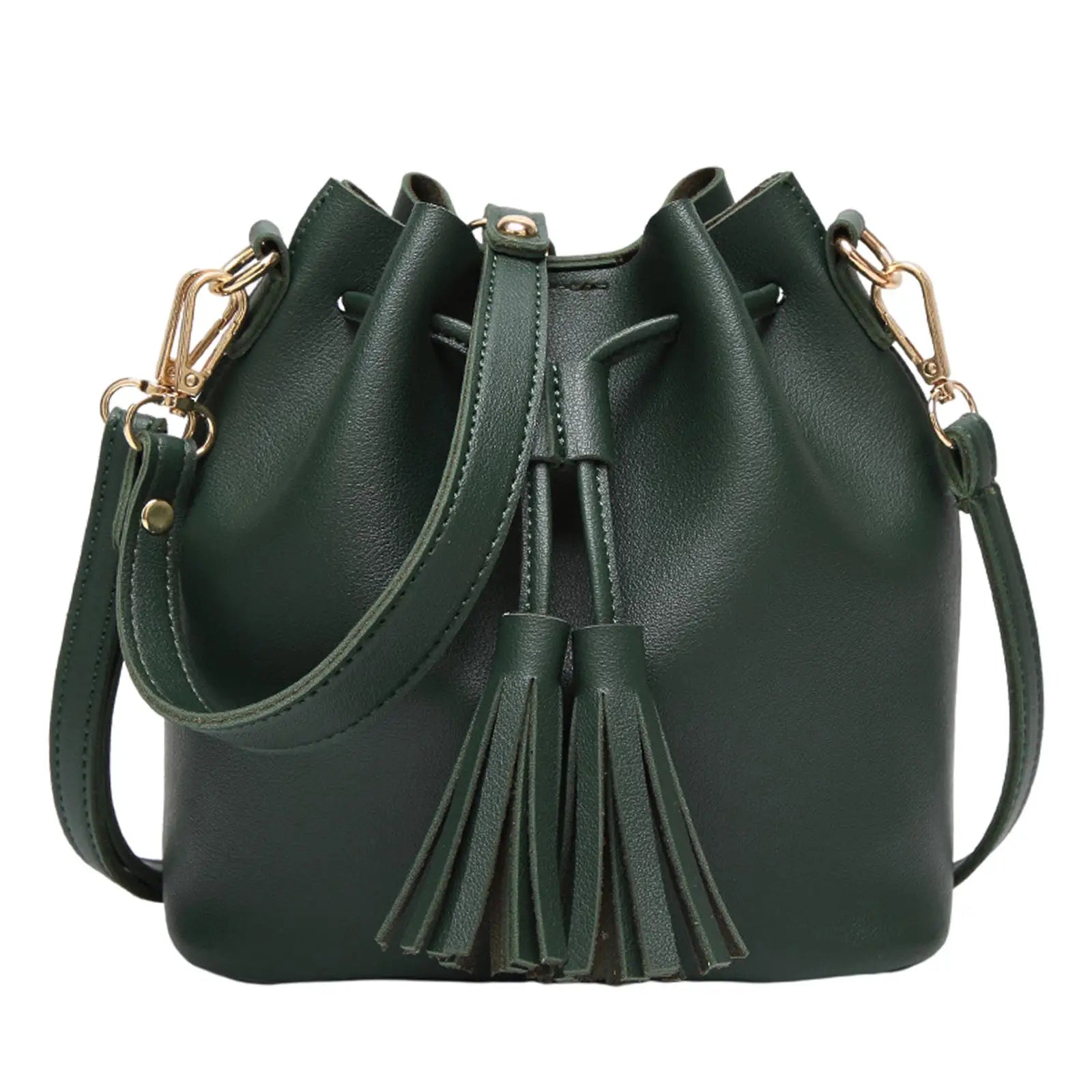 Women's Bucket Shoulder Bag Hobo Bag Drawstring Shoulder Handbags Ladies Handbags PU Leather Satchel 2 Way Bag for Winter Female