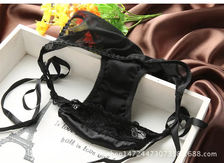 Japanese sexy lace back diamond front button underwear women's bra suit