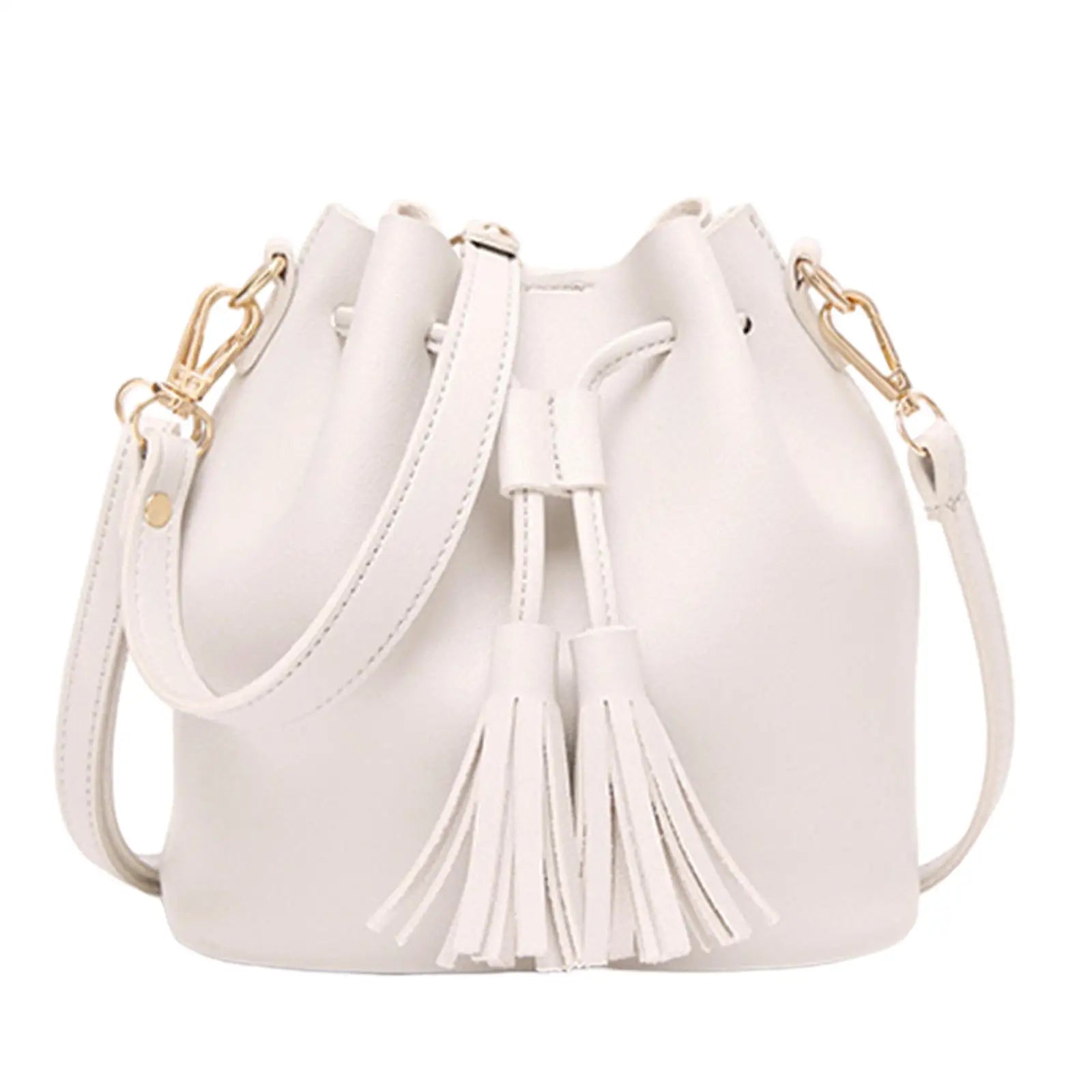 Women's Bucket Shoulder Bag Hobo Bag Drawstring Shoulder Handbags Ladies Handbags PU Leather Satchel 2 Way Bag for Winter Female