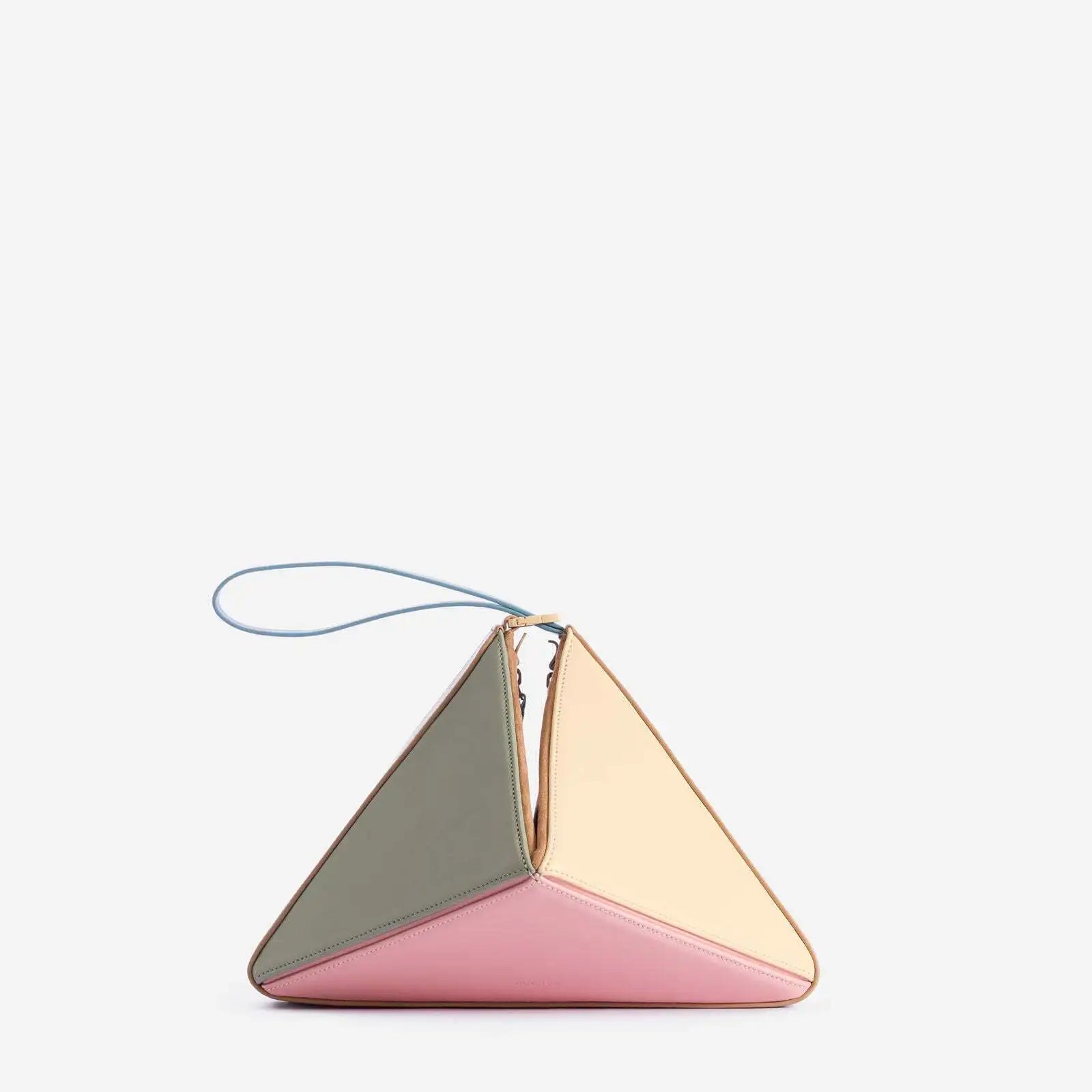 Women's Luxury Crossbody Bag Fashion Brand Handbags for 2024 Turkey Stereoscopic Designer Bags Colorful Triangle Patchwork