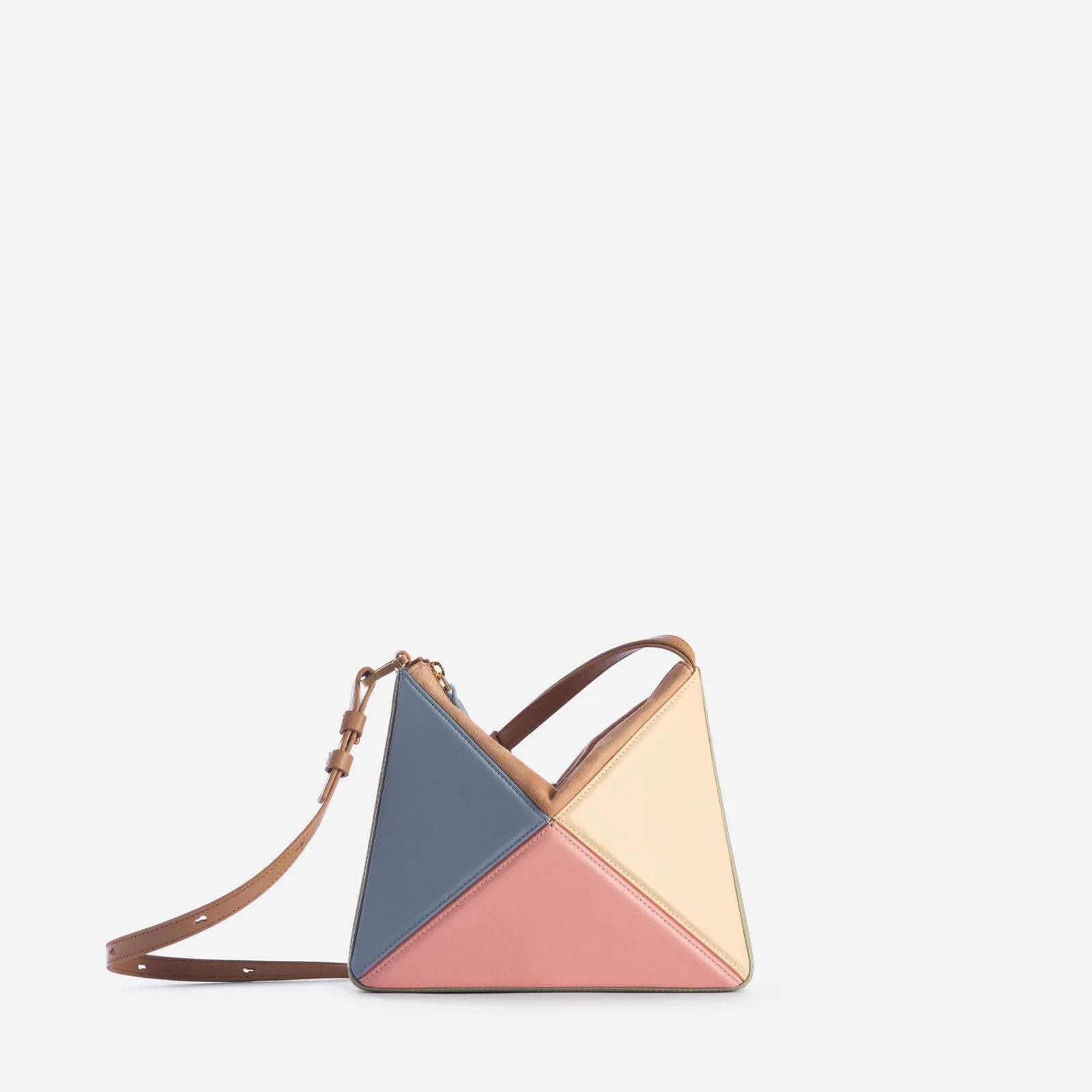 Women's Luxury Crossbody Bag Fashion Brand Handbags for 2024 Turkey Stereoscopic Designer Bags Colorful Triangle Patchwork