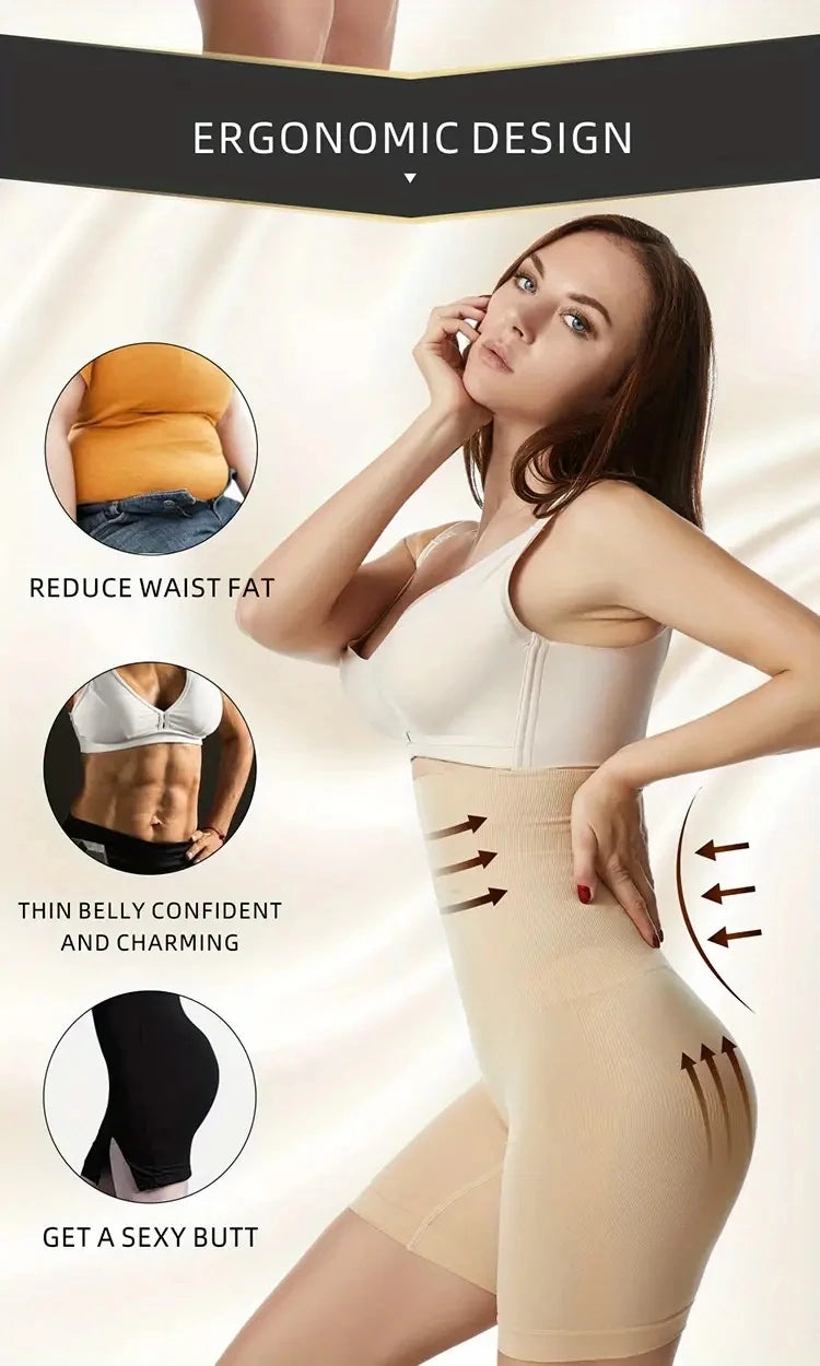 Hot High Waist Shaping Control Panties Boyshort Tummy Control Butt Lifting Slim Shorts Women's Underwear Shapewear Body Shaper