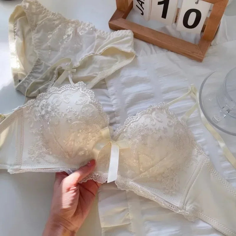 Anti Sagging Bralette Mujer Seamless Bras for Women Sexy Lingerie Korean Push Up Bra Brassiere Black Underwear Cute Korean Style