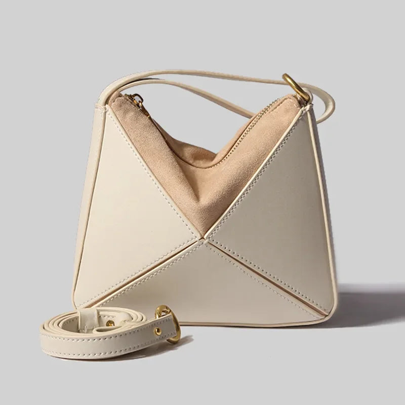 Women's Luxury Crossbody Bag Fashion Brand Handbags for 2024 Turkey Stereoscopic Designer Bags Colorful Triangle Patchwork
