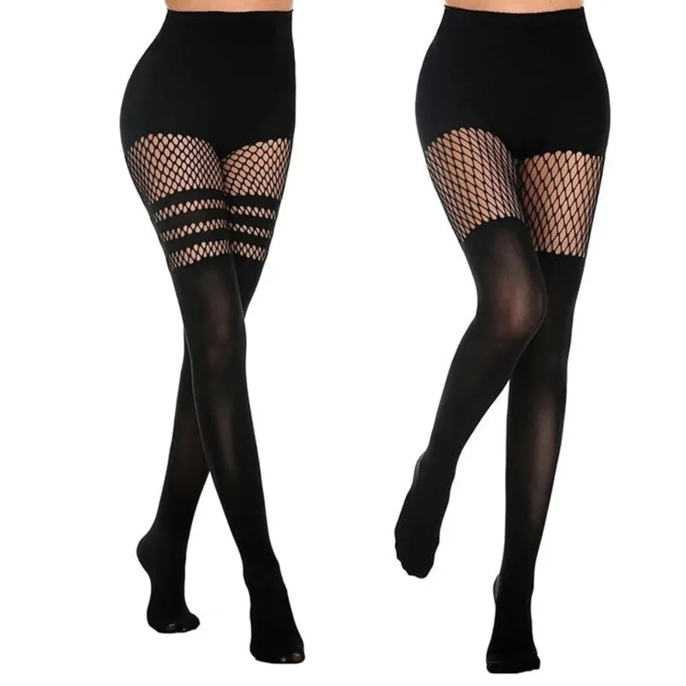 Sexy Hollow Pantyhose Suspenders Fishnet Stockings Nightclub Tights Dance Sexy Pantyhose Women Tights Women