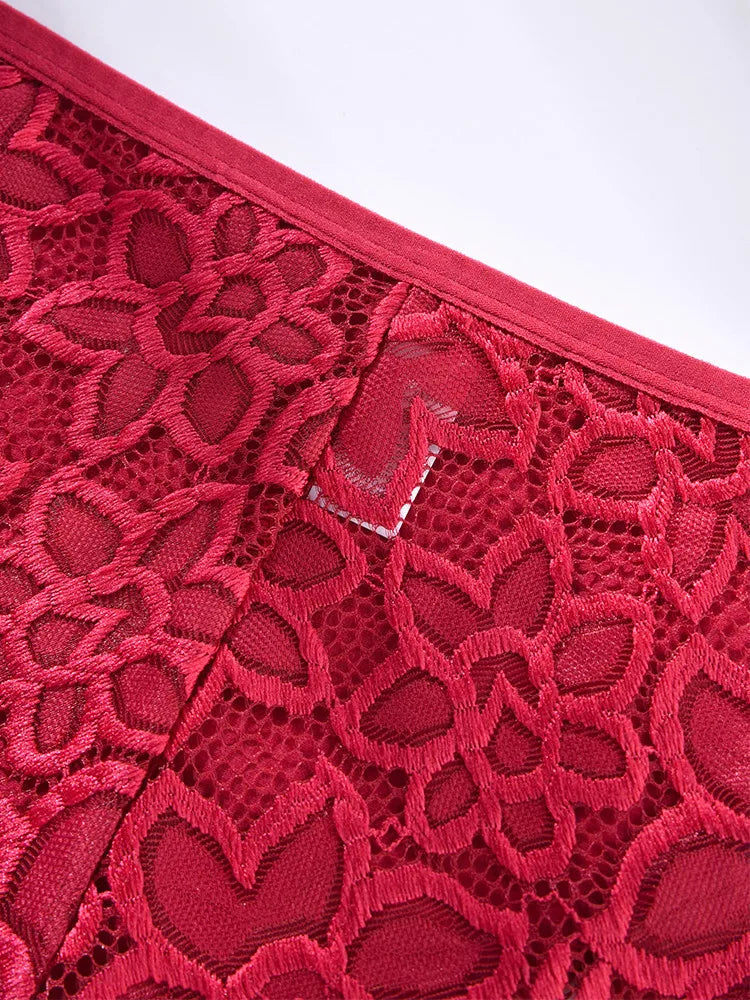 1XL-4XL Plus Size Women Briefs Panties High Waist Sexy Lingerie Hollow Out Underpanties Comfortable Underwear 80-140kg