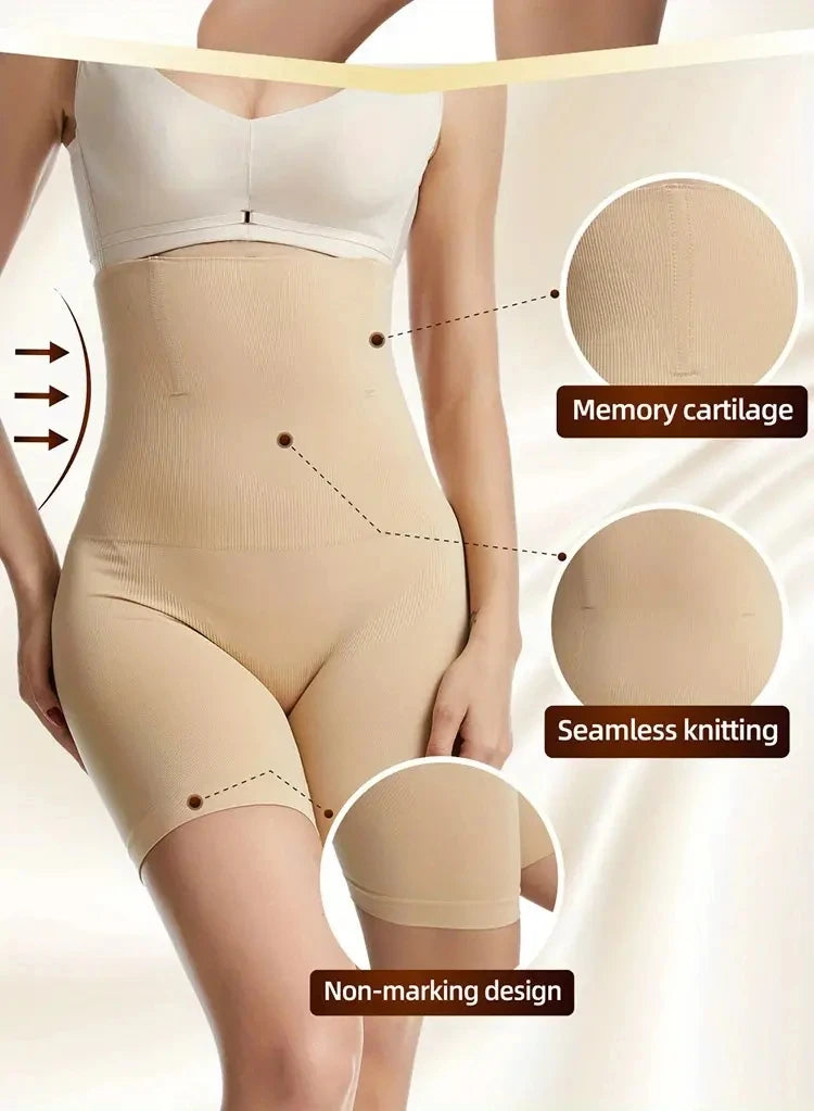 Hot High Waist Shaping Control Panties Boyshort Tummy Control Butt Lifting Slim Shorts Women's Underwear Shapewear Body Shaper