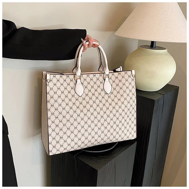 2025 new fashion portable shopping bag large capacity tote bag elegant fashion shoulder bag handbags women's large bag