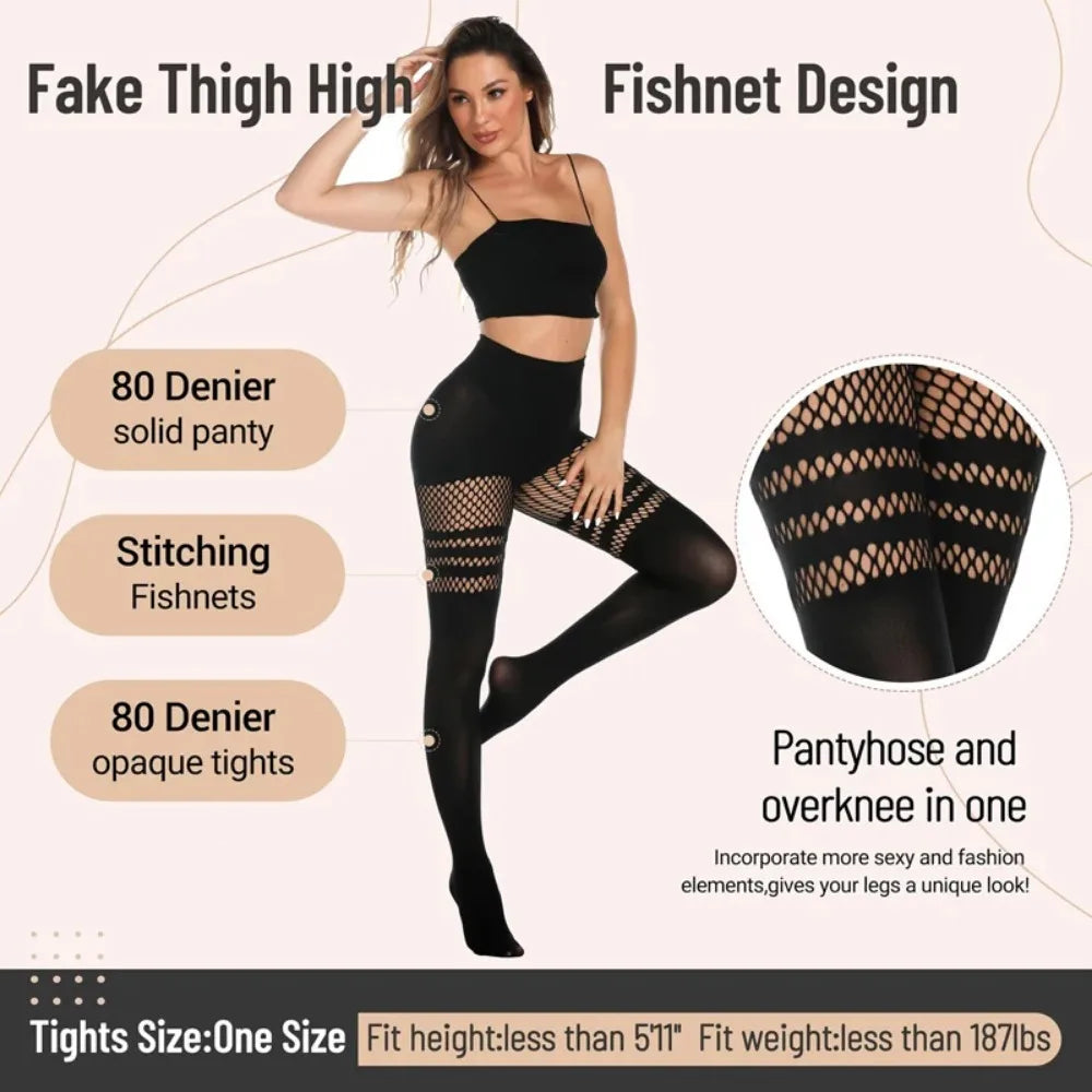 Sexy Hollow Pantyhose Suspenders Fishnet Stockings Nightclub Tights Dance Sexy Pantyhose Women Tights Women
