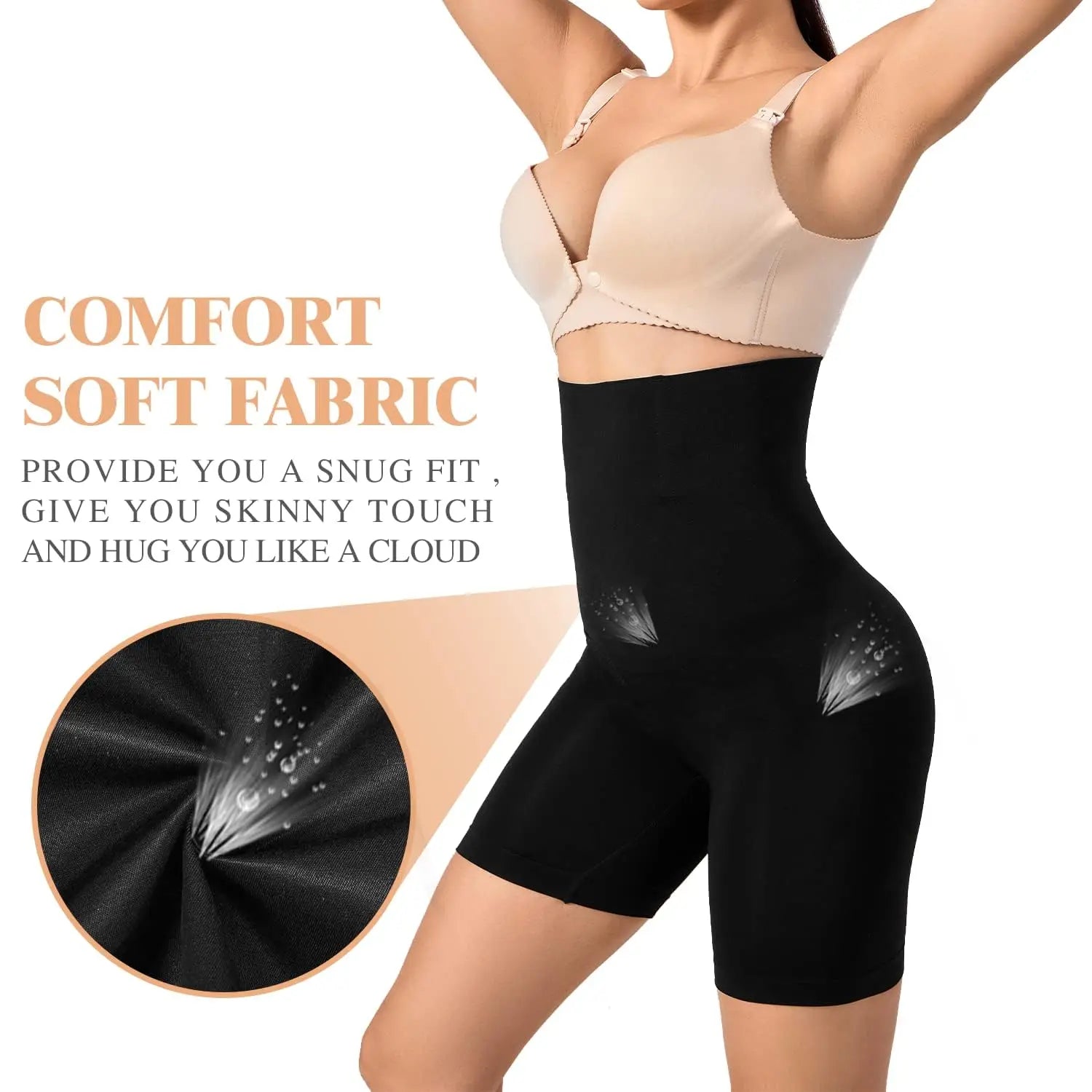 Hot High Waist Shaping Control Panties Boyshort Tummy Control Butt Lifting Slim Shorts Women's Underwear Shapewear Body Shaper