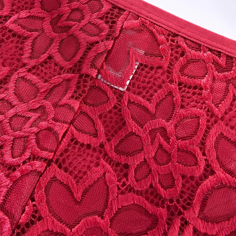 1XL-4XL Plus Size Women Briefs Panties High Waist Sexy Lingerie Hollow Out Underpanties Comfortable Underwear 80-140kg
