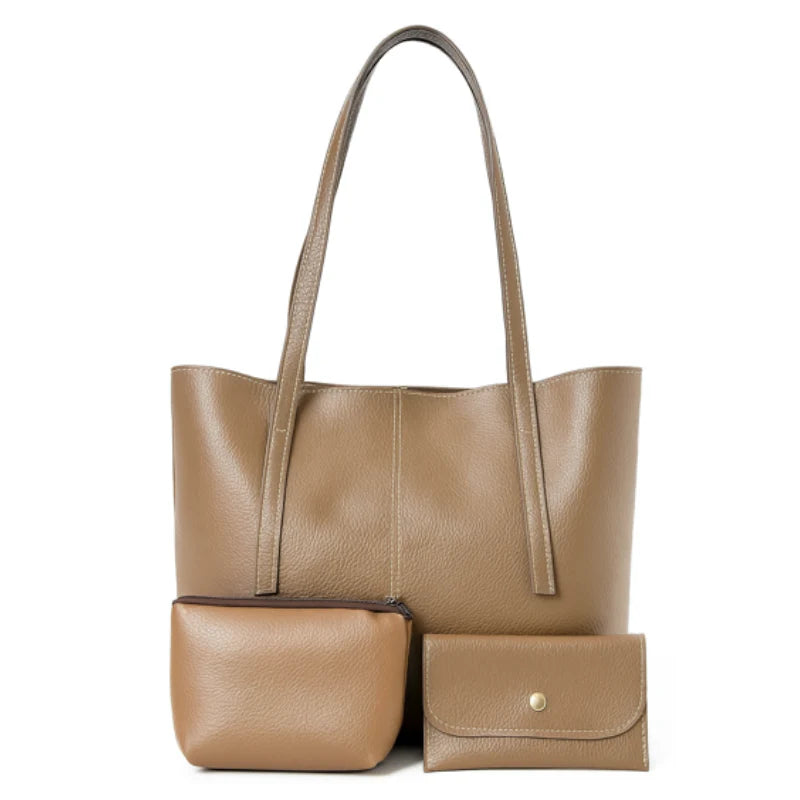 Designer Vintage Women's 3 Pcs Bag Set Curvy Ware -CR-054