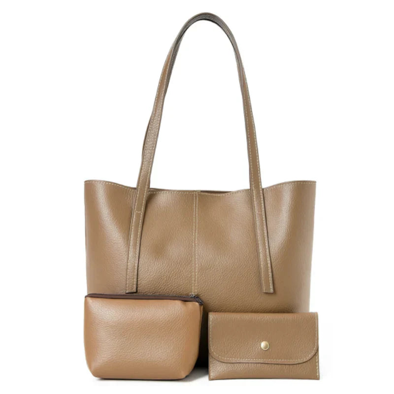 Designer Vintage Women's 3 Pcs Bag Set Curvy Ware -CR-054