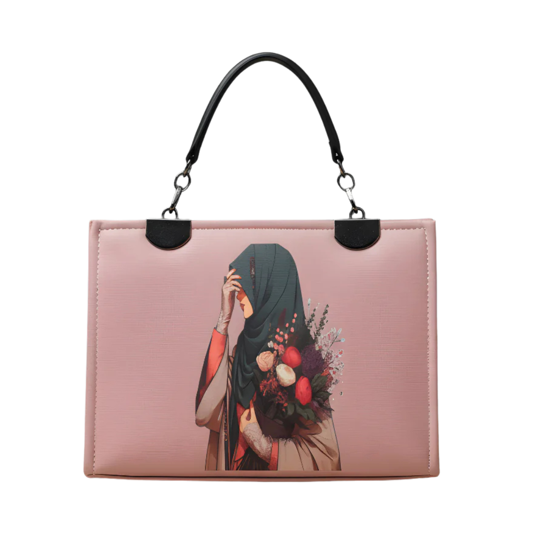 HANDLE HIJABI HAND BAG FOR WOMEN BY CURVY WARE
